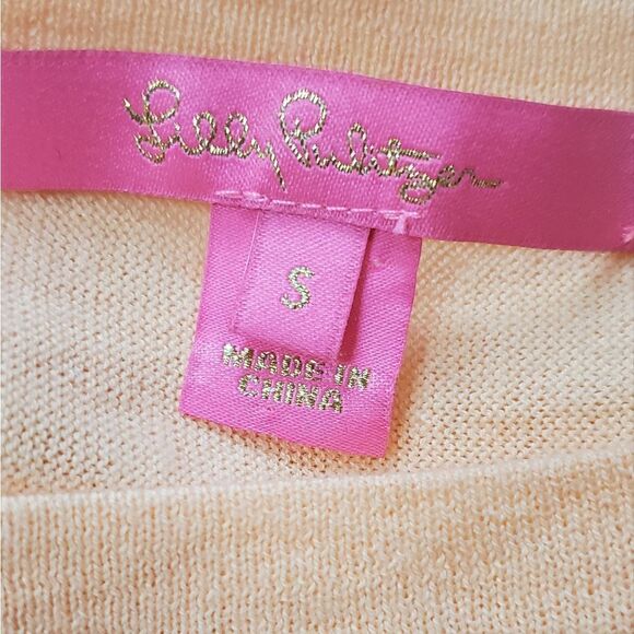 Lilly Pulitzer Sherbert Orange & Gray Sweater - Picture 6 of 7